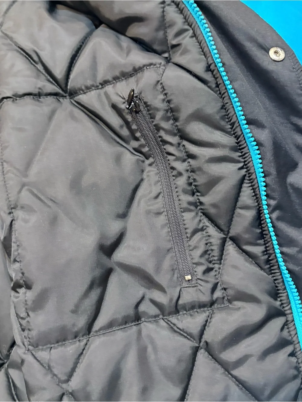 Vintage 80s 90s White Stag Ski Jacket Men’s S Blue Black Colorblock Retro VTG